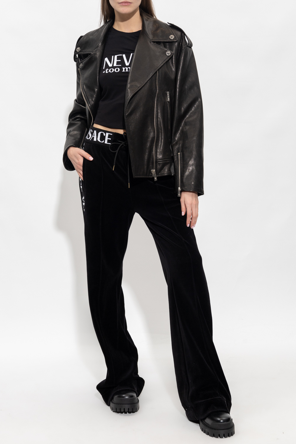 Versace Biker jacket | Women's Clothing | Vitkac